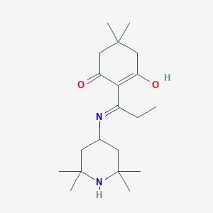 5,5-dimethyl-2-{1-[(2,2,6,6-tetramethyl-4-piperidinyl)amino]propylidene}-1,3-cyclohexanedione