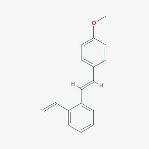 molecular formula C17H16O B371710 1-[2-(4-Methoxyphenyl)vinyl]-2-vinylbenzene 
