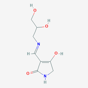 3-{[(2,3-dihydroxypropyl)amino]methylene}-2,4-pyrrolidinedione