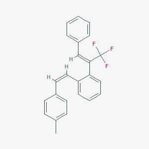 1-[2-(4-Methylphenyl)vinyl]-2-[2-phenyl-1-(trifluoromethyl)vinyl]benzene