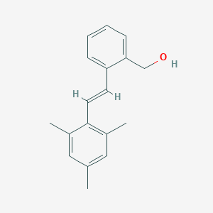 molecular formula C18H20O B371717 [2-(2-Mesitylvinyl)phenyl]methanol 
