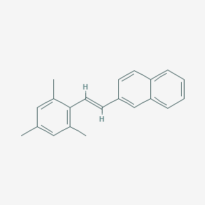 molecular formula C21H20 B371719 2-(2-Mesitylvinyl)naphthalene 