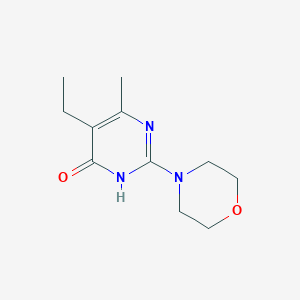 5-ethyl-6-methyl-2-(4-morpholinyl)-4(3H)-pyrimidinone