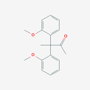 molecular formula C18H20O3 B371727 3,3-Bis(2-methoxyphenyl)-2-butanone 