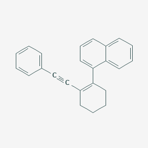 1-[2-(2-Phenylethynyl)cyclohexen-1-yl]naphthalene