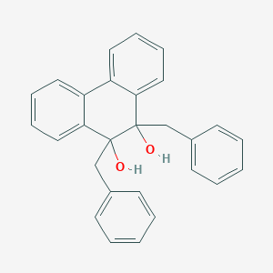molecular formula C28H24O2 B371732 9,10-Dibenzyl-9,10-dihydro-9,10-phenanthrenediol 