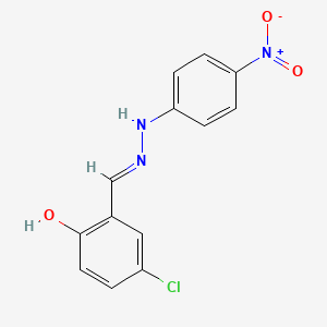 5-chloro-2-hydroxybenzaldehyde (4-nitrophenyl)hydrazone