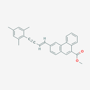 Methyl 3-(4-mesityl-1-buten-3-ynyl)-9-phenanthrenecarboxylate