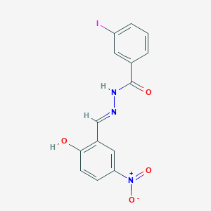 N'-(2-hydroxy-5-nitrobenzylidene)-3-iodobenzohydrazide