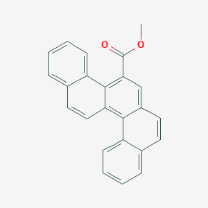 molecular formula C24H16O2 B371740 Methyl benzo[c]chrysene-13-carboxylate 