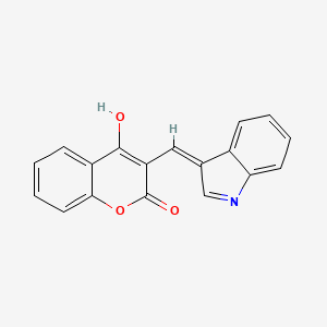 3-[(Z)-1-(1H-INDOL-3-YL)METHYLIDENE]-2H-CHROMENE-2,4-DIONE