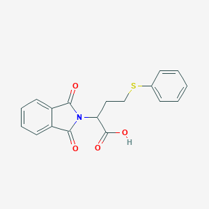 2-(1,3-dioxo-1,3-dihydro-2H-isoindol-2-yl)-4-(phenylsulfanyl)butanoic acid