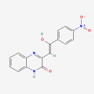 3-[2-(4-nitrophenyl)-2-oxoethylidene]-3,4-dihydro-2(1H)-quinoxalinone