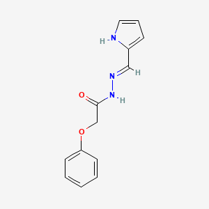 2-phenoxy-N'-(1H-pyrrol-2-ylmethylene)acetohydrazide