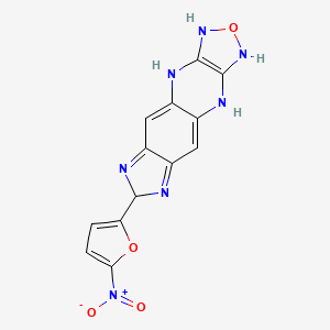 7-(5-nitro-2-furyl)-6,7,8,10-tetrahydro-4H-imidazo[4,5-g][1,2,5]oxadiazolo[3,4-b]quinoxaline