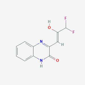 molecular formula C11H8F2N2O2 B3717684 3-(3,3-difluoro-2-oxopropylidene)-3,4-dihydro-2(1H)-quinoxalinone 