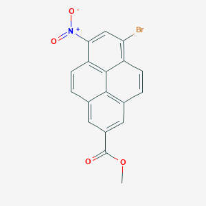 methyl 6-bromo-8-nitro-2-pyrenecarboxylate