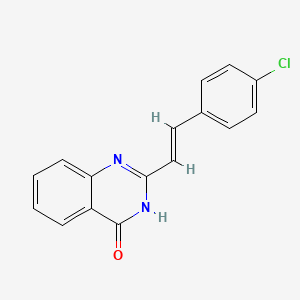 2-[2-(4-chlorophenyl)vinyl]-4(3H)-quinazolinone