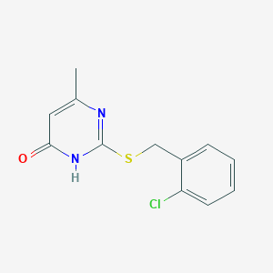 2-[(2-chlorobenzyl)thio]-6-methyl-4(3H)-pyrimidinone