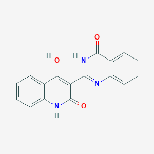 2-(4-hydroxy-2-oxo-1,2-dihydro-3-quinolinyl)-4(1H)-quinazolinone