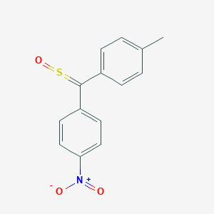 molecular formula C14H11NO3S B371791 1-[(4-Methylphenyl)(sulfinyl)methyl]-4-nitrobenzene 