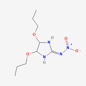 N-nitro-4,5-dipropoxy-2-imidazolidinimine