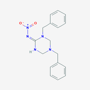 1,5-dibenzyl-N-nitro-1,3,5-triazinan-2-imine