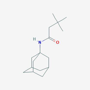 molecular formula C16H27NO B371836 N-(1-adamantyl)-3,3-dimethylbutanamide 