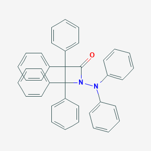 molecular formula C39H30N2O B371844 1-(Diphenylamino)-3,3,4,4-tetraphenyl-2-azetidinone 