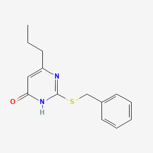 2-(benzylthio)-6-propyl-4(3H)-pyrimidinone