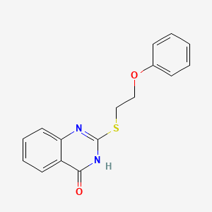 2-[(2-phenoxyethyl)thio]-4(1H)-quinazolinone