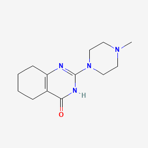 molecular formula C13H20N4O B3719061 2-(4-methyl-1-piperazinyl)-5,6,7,8-tetrahydro-4(1H)-quinazolinone CAS No. 33017-94-6