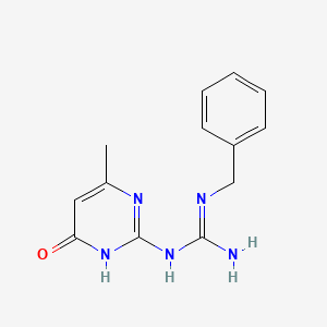 N-benzyl-N'-(4-methyl-6-oxo-1,6-dihydro-2-pyrimidinyl)guanidine