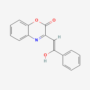 molecular formula C16H11NO3 B3719116 3-(2-oxo-2-phenylethylidene)-3,4-dihydro-2H-1,4-benzoxazin-2-one 