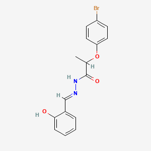 2-(4-bromophenoxy)-N'-(2-hydroxybenzylidene)propanohydrazide