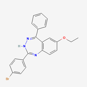 2-(4-bromophenyl)-7-ethoxy-5-phenyl-3H-1,3,4-benzotriazepine