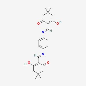 2,2'-[1,4-phenylenebis(iminomethylylidene)]bis(5,5-dimethyl-1,3-cyclohexanedione)