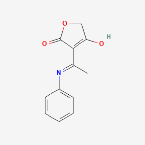 3-(1-anilinoethylidene)-2,4(3H,5H)-furandione