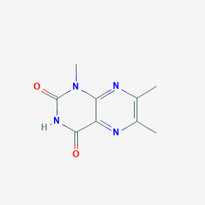 molecular formula C9H10N4O2 B371970 1,6,7-trimethyl-2,4(1H,3H)-pteridinedione CAS No. 50256-21-8