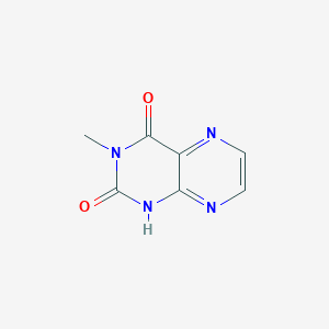 molecular formula C7H6N4O2 B371975 3-Methyl-2,4(1H,3H)-pteridinedione CAS No. 50256-19-4