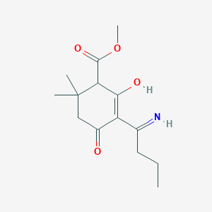 methyl 5-(1-aminobutylidene)-2,2-dimethyl-4,6-dioxocyclohexanecarboxylate