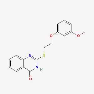 2-{[2-(3-methoxyphenoxy)ethyl]thio}-4(1H)-quinazolinone