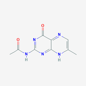 molecular formula C9H9N5O2 B372003 2-acetamido-7-methylpteridin-4(3H)-one CAS No. 31010-55-6