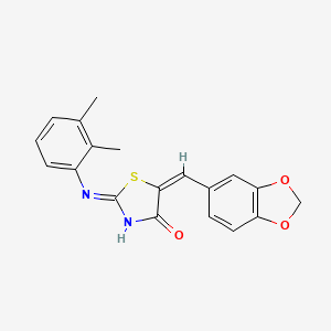 5-(1,3-benzodioxol-5-ylmethylene)-2-[(2,3-dimethylphenyl)amino]-1,3-thiazol-4(5H)-one