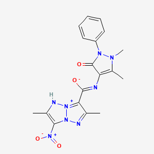 molecular formula C18H18N8O4 B3720407 NoName 