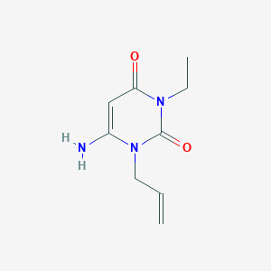 molecular formula C9H13N3O2 B372053 氨基美沙明 CAS No. 642-44-4