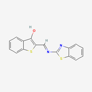 2-[(1,3-benzothiazol-2-ylamino)methylene]-1-benzothiophen-3(2H)-one