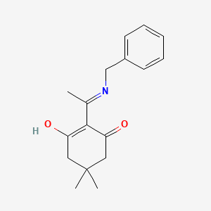 2-[1-(benzylamino)ethylidene]-5,5-dimethyl-1,3-cyclohexanedione