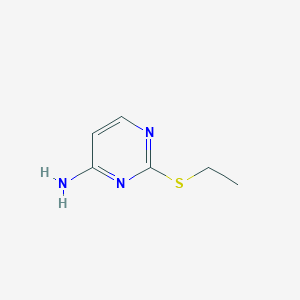 molecular formula C6H9N3S B372080 4-嘧啶胺，2-(乙硫基)- CAS No. 54308-63-3
