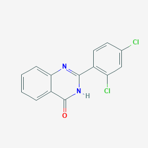 molecular formula C14H8Cl2N2O B3720808 2-(2,4-dichlorophenyl)-4-quinazolinol CAS No. 83800-89-9